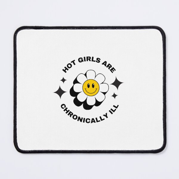 Item preview, Hot Girls Are Chronically Ill Sticker designed and sold by seasthedayco.