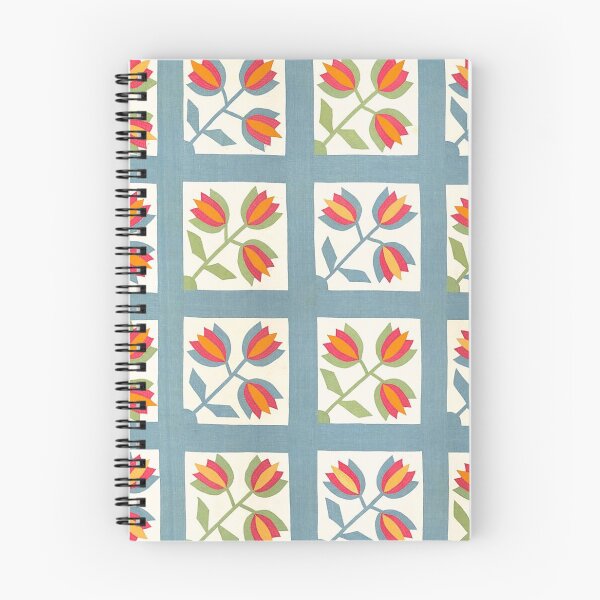 Item preview, Vintage American Tulip Quilt  designed and sold by AnimaliaStar.
