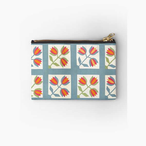 Item preview, Vintage American Tulip Quilt  designed and sold by AnimaliaStar.