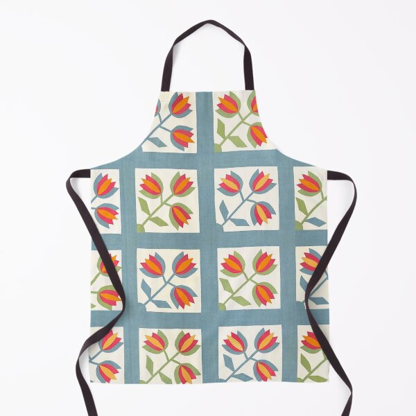 Item preview, Vintage American Tulip Quilt designed and sold by AnimaliaStar.
