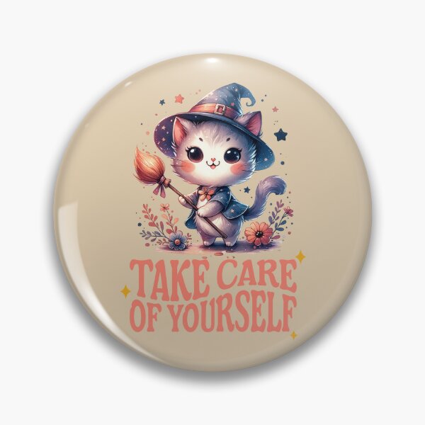 Item preview, CAT WITCH - TAKE CARE OF YOURSELF  designed and sold by Onyxtrix.