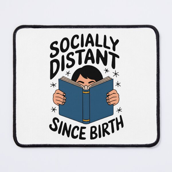 Item preview, Socially Distant Since Birth designed and sold by CerativeHymns.