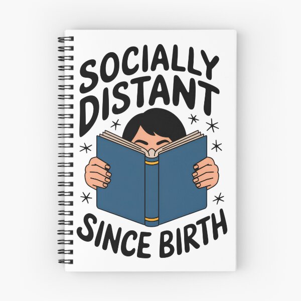 Item preview, Socially Distant Since Birth designed and sold by CerativeHymns.