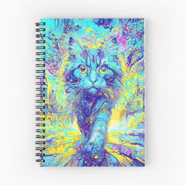 Item preview, Mystical Cat’s Colorful Realm Journey designed and sold by blackhalt.