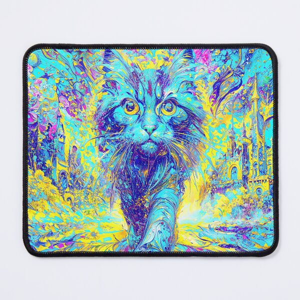 Item preview, Mystical Cat’s Colorful Realm Journey designed and sold by blackhalt.