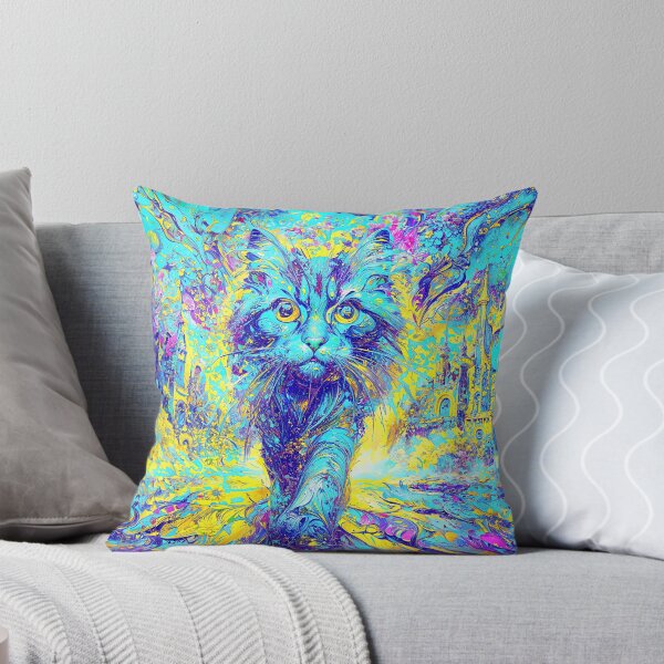 Item preview, Mystical Cat’s Colorful Realm Journey designed and sold by blackhalt.
