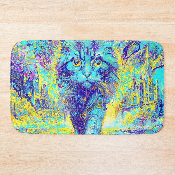 Item preview, Mystical Cat’s Colorful Realm Journey designed and sold by blackhalt.