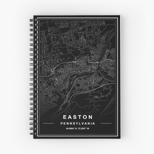 Item preview, Easton Map designed and sold by SHAMPAIN-ART-CO.