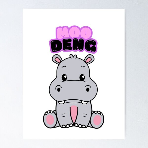 Item preview, moo deng thai hippo  designed and sold by Eliosshop.