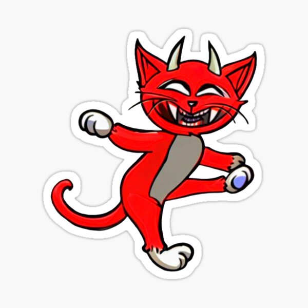Vista previa del artículo con la obra «Gato diablo bailando», diseñado y vendido por JumWow.