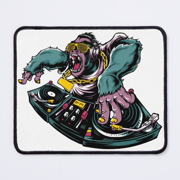 Item preview, DJ Gorilla designed and sold by CookiesMerch.