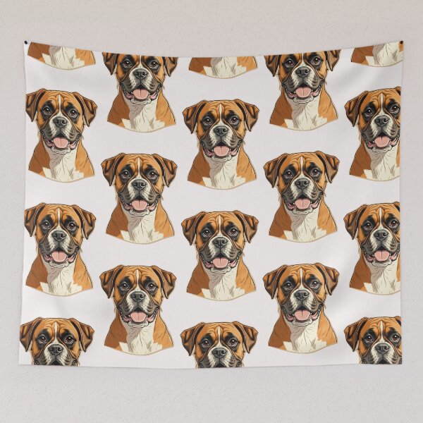 Item preview, Boxer breed digital artwork  designed and sold by EleanorBassett.