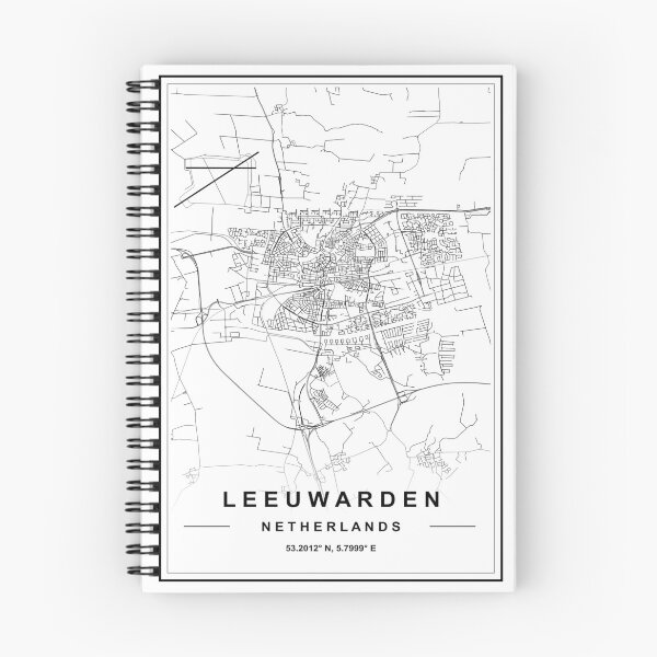 Item preview, Leeuwarden Map designed and sold by SHAMPAIN-ART-CO.