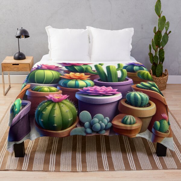 Item preview, Vibrant Potted Cactus Garden designed and sold by JavisSRDesign.