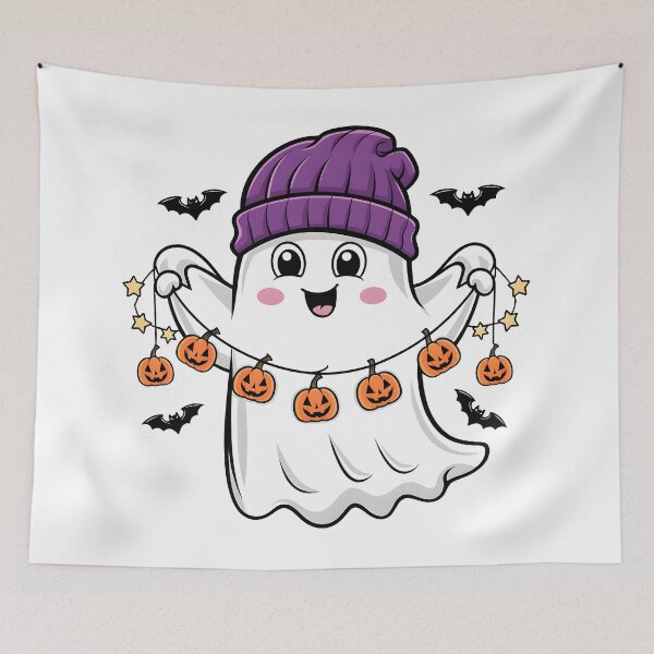 Item preview, The friendly ghost decorates halloween designed and sold by ArtbySameer.