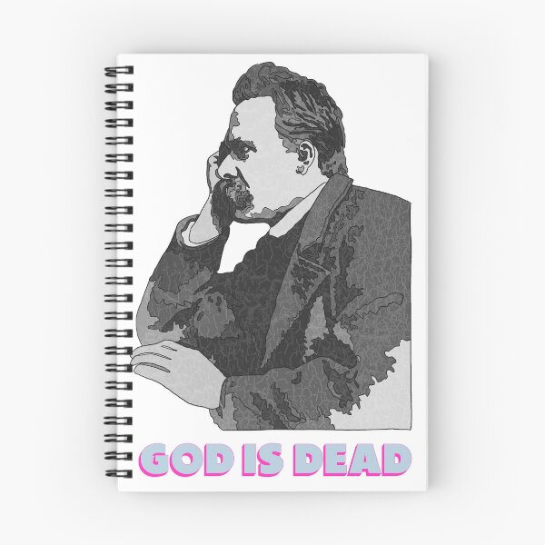 Item preview, Nietzsche - God Is Dead designed and sold by Leftoverjoe.