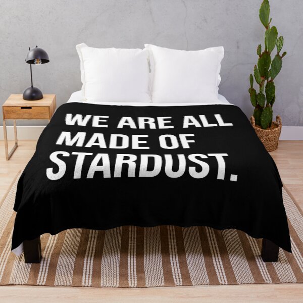 Item preview, We Are All Made of Stardust - Minimalist Typography Design designed and sold by Enchantedbox.