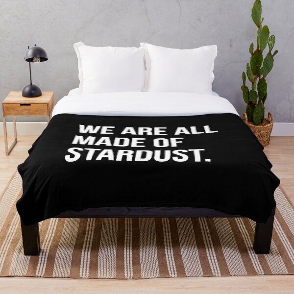 Item preview, We Are All Made of Stardust - Minimalist Typography Design designed and sold by Enchantedbox.