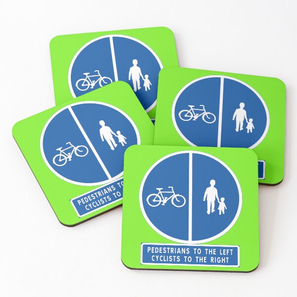 Item preview, Pedestrians and cyclists, and never the two collide designed and sold by ALF2023.
