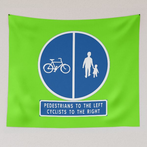 Item preview, Pedestrians and cyclists, and never the two collide designed and sold by ALF2023.