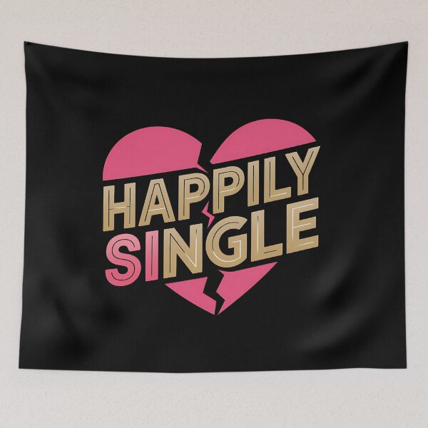 Item preview, Confidently Single Heart - Celebrate Freedom and Fun designed and sold by TKDigitalDesign.