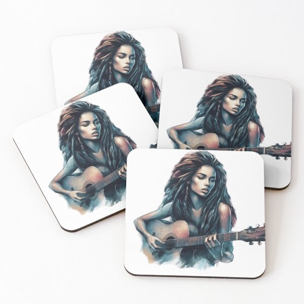 Item preview,  “Electric Harmonies: The Guitarist and his Bewitching Riffs” designed and sold by CHRIST5000.