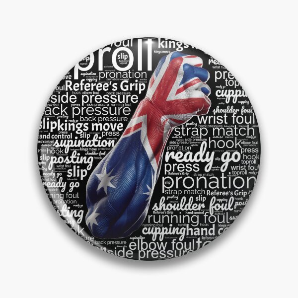 Item preview, Australian Arm Wrestling Word Cloud designed and sold by CoolCrazyQuirky.