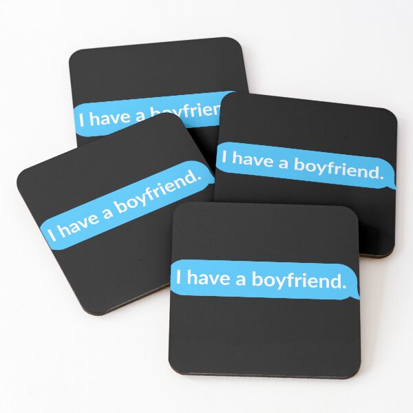 Item preview, i have a boyfriend text designed and sold by GLIMPSE-.