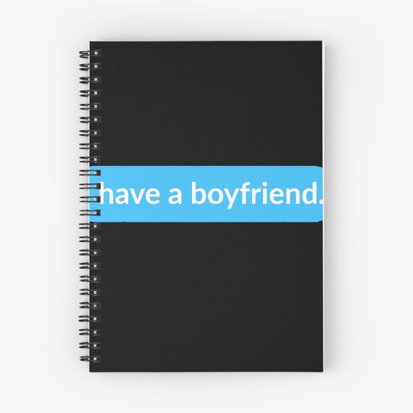 Item preview, i have a boyfriend text designed and sold by GLIMPSE-.