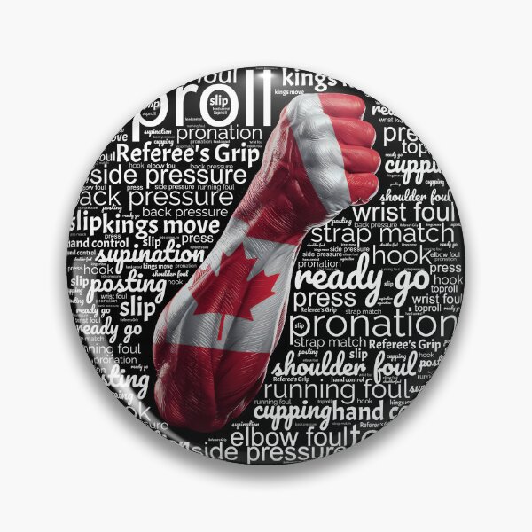 Item preview, Canadian Arm Wrestling Word Cloud designed and sold by CoolCrazyQuirky.