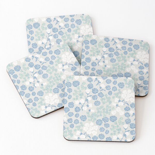 Item preview, Blue Romantic Little Floral Flowers Girl designed and sold by Caroline Rausch.