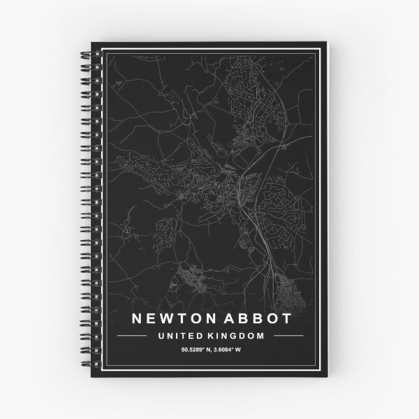 Item preview, Newton Abbot Map designed and sold by SHAMPAIN-ART-CO.