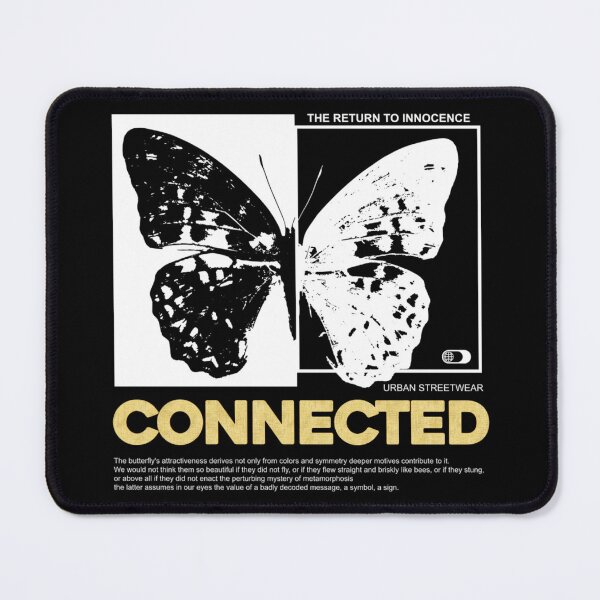 Item preview, Connected Butterfly - Urban Streetwear Aesthetic designed and sold by Margival.
