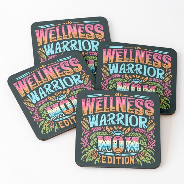 Item preview, Wellness Warrior Mom Edition, typography designed and sold by maxmaj.