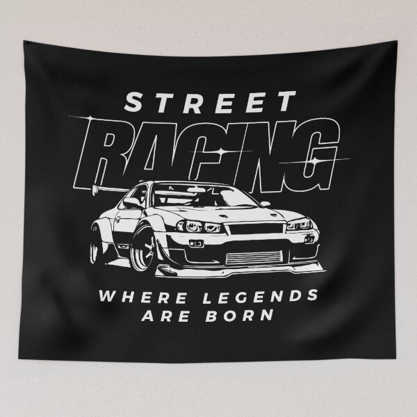 Item preview, Street Racing - Where Legends Are Born - Modern Street Racing designed and sold by RaceDayRags.