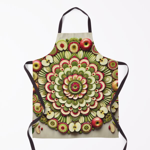 Item preview, The Apple Mandala - Luxury Home Accessories for a Sophisticated Look designed and sold by VonRauenfeld.