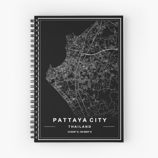 Item preview, Pattaya City Map designed and sold by SHAMPAIN-ART-CO.