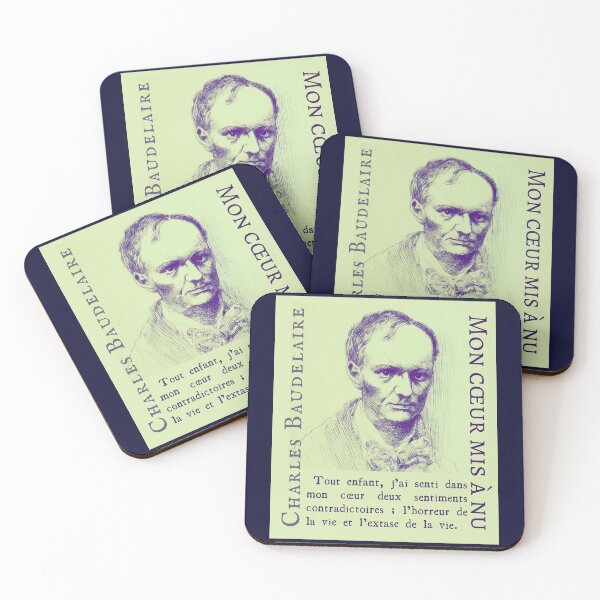 Item preview, Charles Baudelaire: Tout enfant, j’ai senti dans mon cœur deux sentiments contradictoires ; l’horreur de la vie et l’extase de la vie. designed and sold by artbleed.