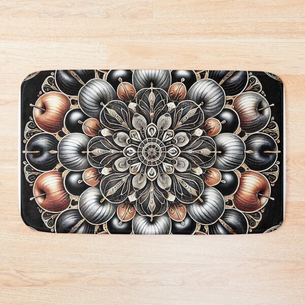 Item preview, The Apple Mandala - Luxury Home Accessories for a Sophisticated Look designed and sold by VonRauenfeld.
