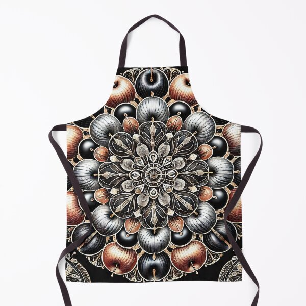 Item preview, The Apple Mandala - Luxury Home Accessories for a Sophisticated Look designed and sold by VonRauenfeld.