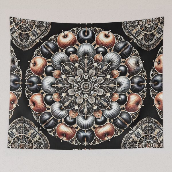Item preview, The Apple Mandala - Luxury Home Accessories for a Sophisticated Look designed and sold by VonRauenfeld.