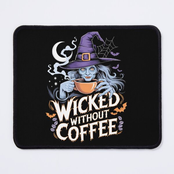 Item preview, Wicked Without Coffee Witch Halloween Coffee Lover designed and sold by DorasArt.