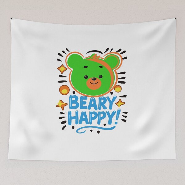 Item preview, Beary Happy Vibes designed and sold by YarkaYa.