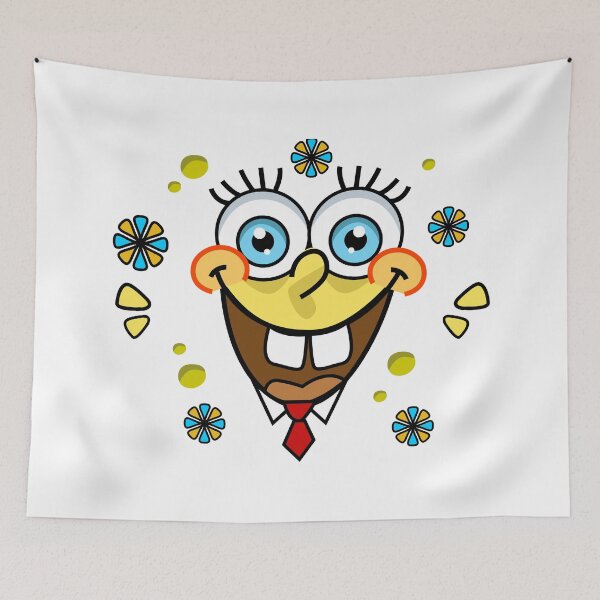 Item preview, Sponge cute funny smiling face  designed and sold by Raju-Creative.