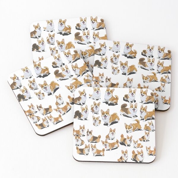 Artikelvorschau, Eine Gruppe Corgis entworfen und verkauft von 3AP-Design.