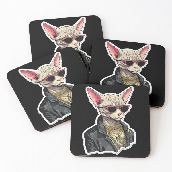 Item preview, Hip Hop Kitty: Bling and Black Jackets designed and sold by Pujo Design.