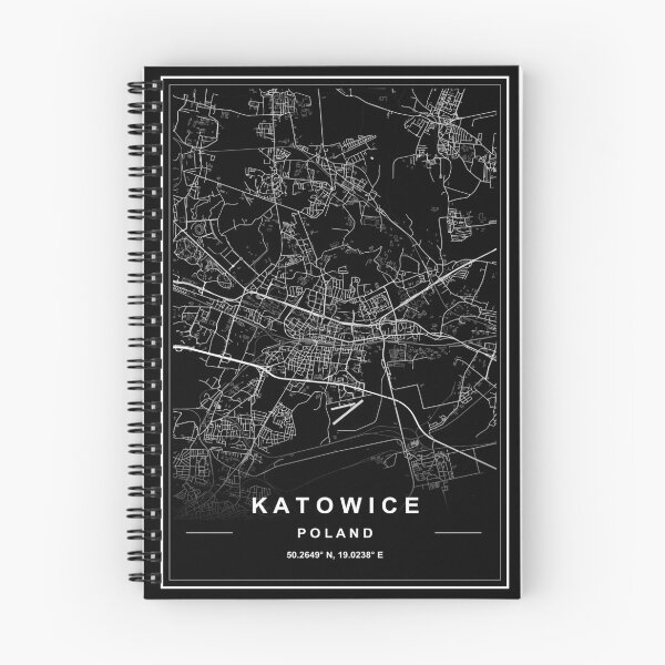 Item preview, Katowice Map designed and sold by SHAMPAIN-ART-CO.
