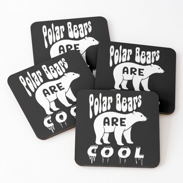 Item preview, Polar Bears are Cool Funny Design designed and sold by Climactify.