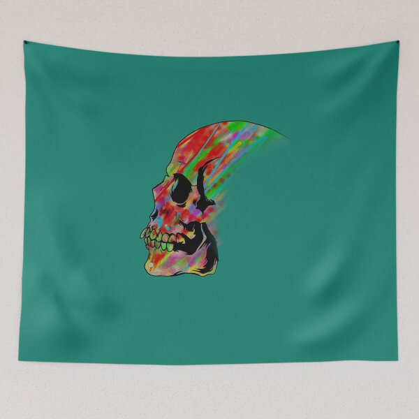Item preview, Great colorful  skull, skull lovers, skeleton lovers designed and sold by Right-UR.