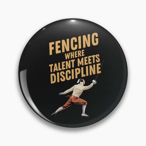 Item preview, Fencing. Where Talent Meets Discipline. Fencer, Fencing Lover designed and sold by Anniko Art Studio.